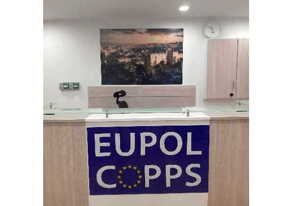 At the entrance EUPOL COPPS