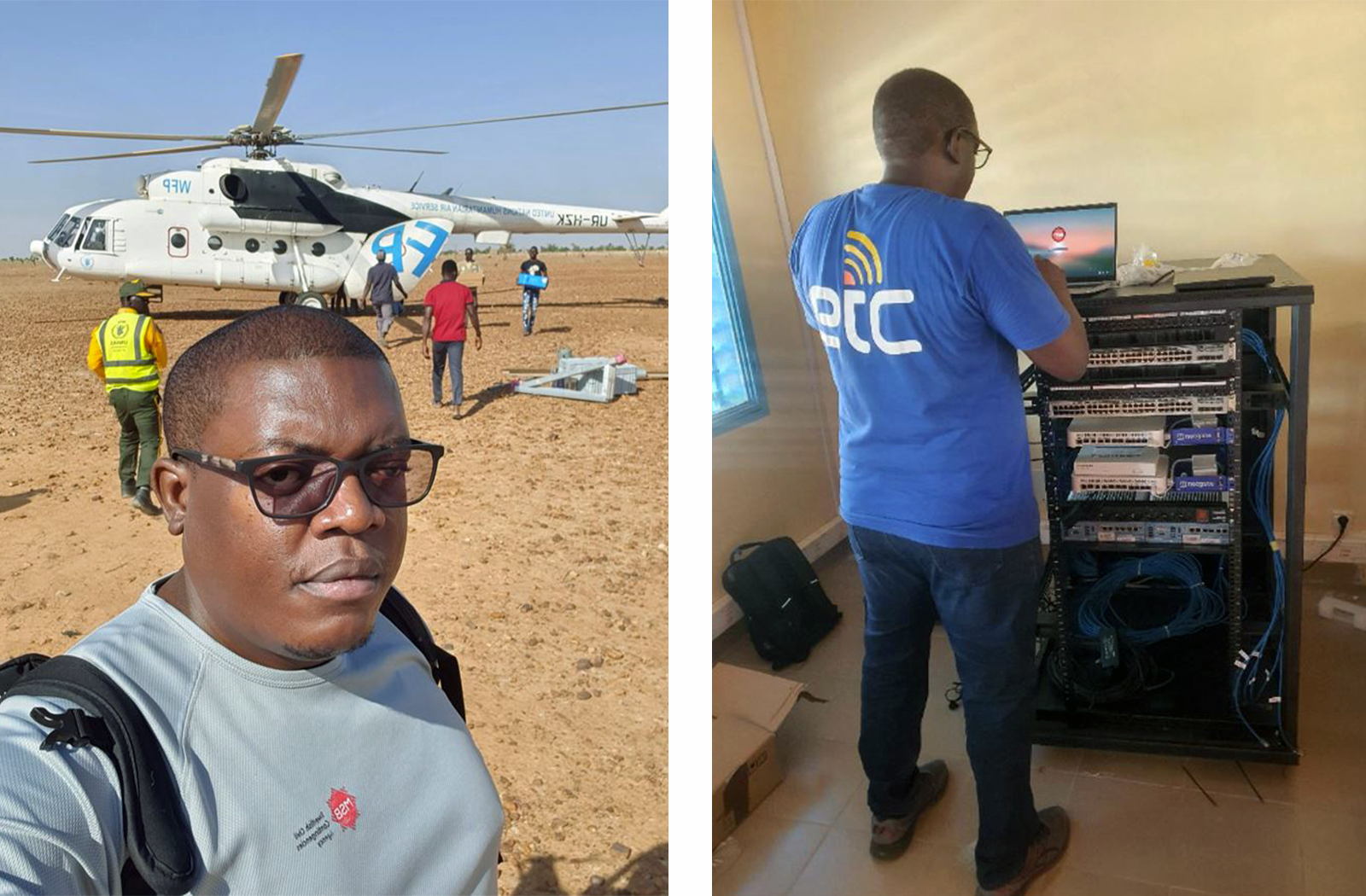 From left: 1) Djibo, Burkina Faso, December 2023. 2) The Digital Learning Center-Dori, Burkina Faso-March 2024.